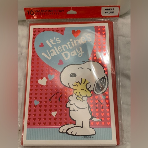NWT Set of Valentines Day Hallmark Greeting Cards Snoopy and Assorted 18 Cards - Picture 3 of 11